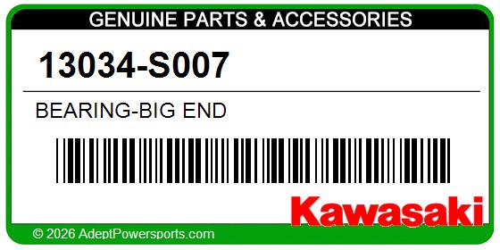 Kawasaki 13034-S007 Bearing-Big End