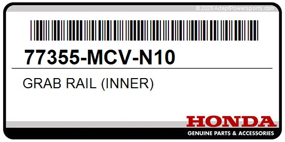 Honda 77355-MCV-N10 Grab Rail (Inner)