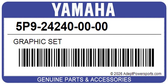 Yamaha 5P9-24240-00-00 Graphic Set