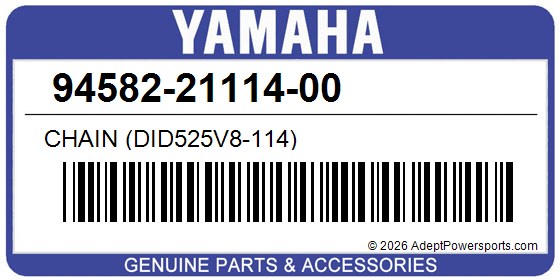 Yamaha 94582-21114-00 Chain (Did525v8-114)