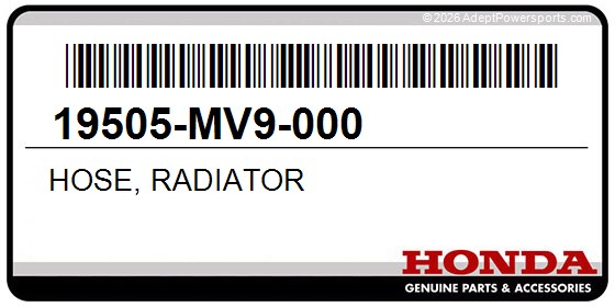Honda 19505-MV9-000 Hose, Radiator