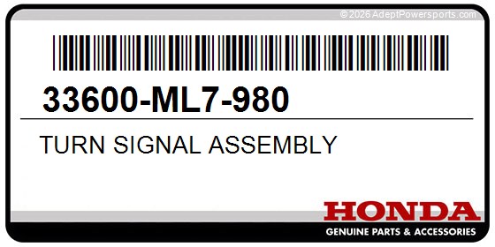 Honda 33600-ML7-980 Turn Signal Assembly