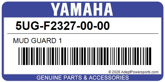 Yamaha 5UG-F2327-00-00 Mud Guard 1