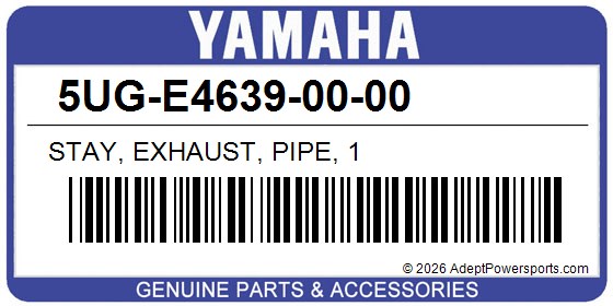 Yamaha 5UG-E4639-00-00 Stay, Exhaust, Pipe, 1