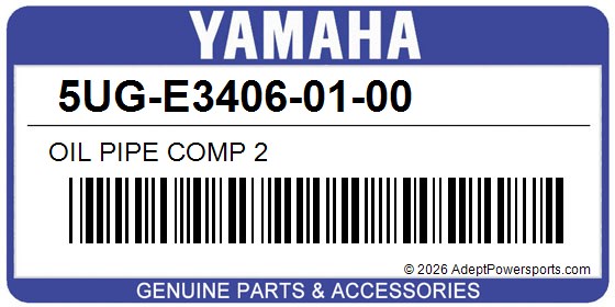Yamaha 5UG-E3406-01-00 Oil Pipe Comp 2