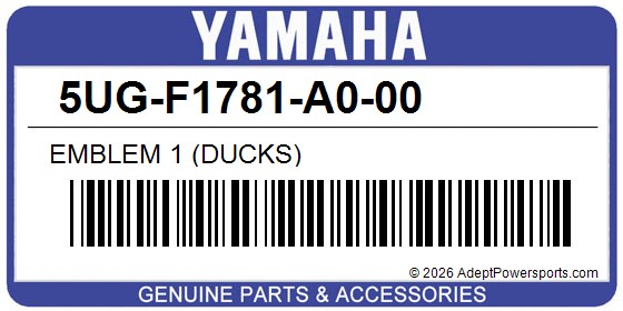 Yamaha 5UG-F1781-A0-00 Emblem 1 (Ducks)