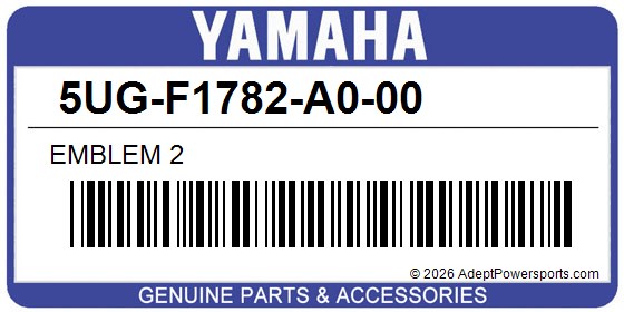 Yamaha 5UG-F1782-A0-00 Emblem 2