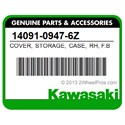 Kawasaki 14091-0947-6Z Cover, Storage, Case, Rh, F.Black