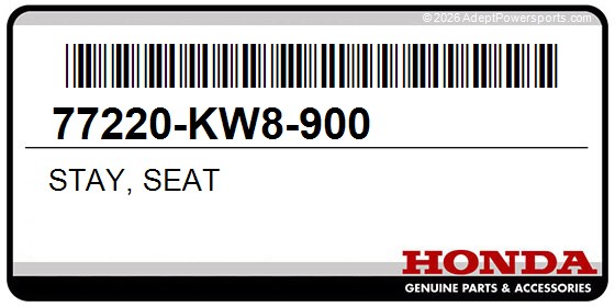 Honda 77220-KW8-900 Stay, Seat