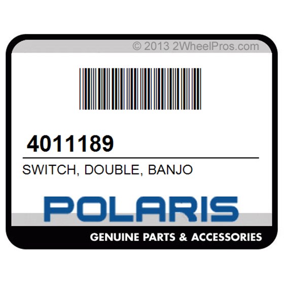Polaris 4011189 Switch, Double, Banjo