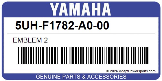 Yamaha 5UH-F1782-A0-00 Emblem 2