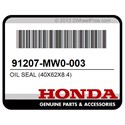 Honda 91207-MW0-003 Oil Seal (40X62x8.4)