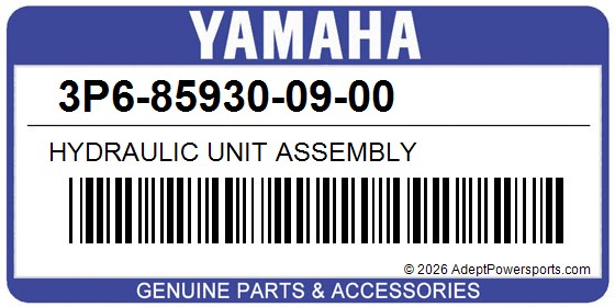 Yamaha 3P6-85930-09-00 Hydraulic Unit Assembly