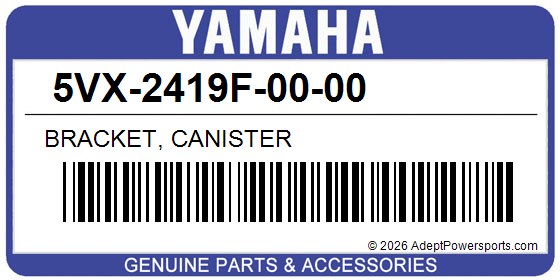 Yamaha 5VX-2419F-00-00 Bracket, Canister