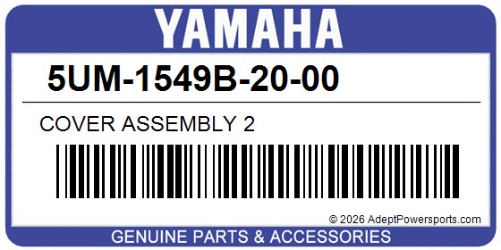 Yamaha 5UM-1549B-20-00 Cover Assembly 2