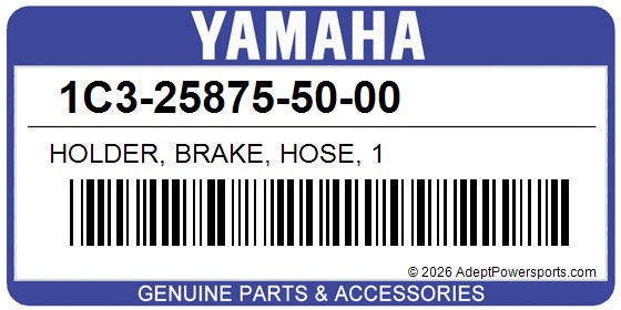 Yamaha 1C3-25875-50-00 Holder, Brake, Hose, 1