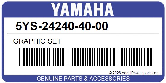 Yamaha 5YS-24240-40-00 Graphic Set