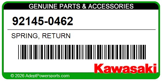 Kawasaki 92145-0462 Spring, Return