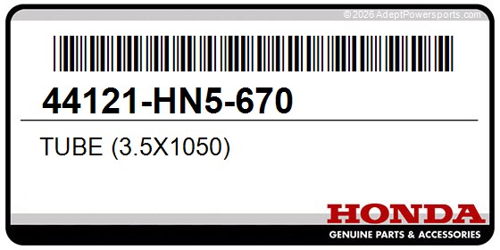 Honda 44121-HN5-670 Tube (3.5X1050)