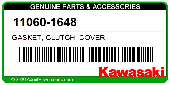 Kawasaki 11060-1648 Gasket, Clutch, Cover