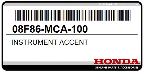 Honda 08F86-MCA-100 Instrument Accent