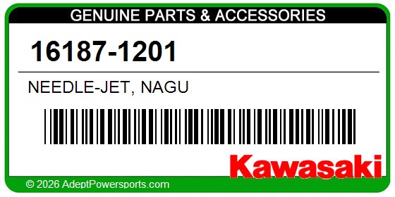 Kawasaki 16187-1201 Needle-Jet, Nagu