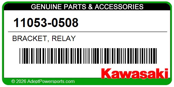 Kawasaki 11053-0508 Bracket, Relay