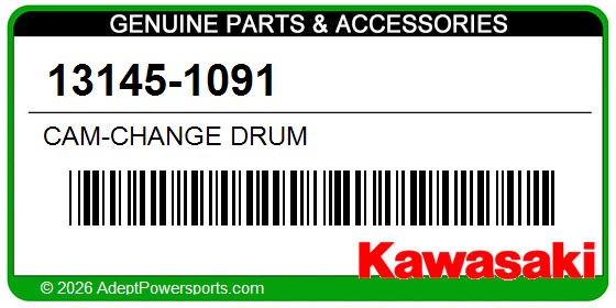 Kawasaki 13145-1091 Cam-Change Drum