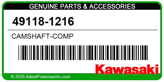 Kawasaki 49118-1216 Camshaft-Comp