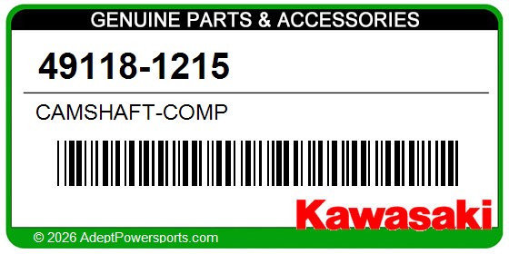 Kawasaki 49118-1215 Camshaft-Comp