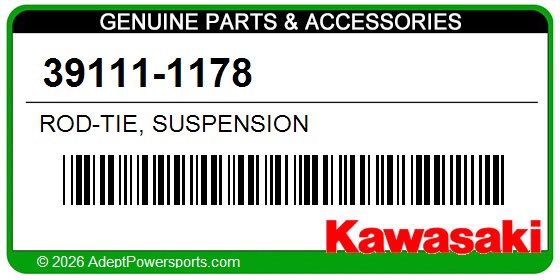 Kawasaki 39111-1178 Rod-Tie, Suspension