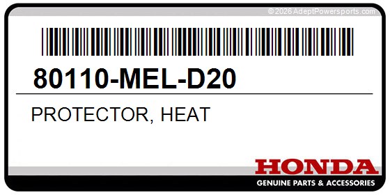 Honda 80110-MEL-D20 Protector, Heat