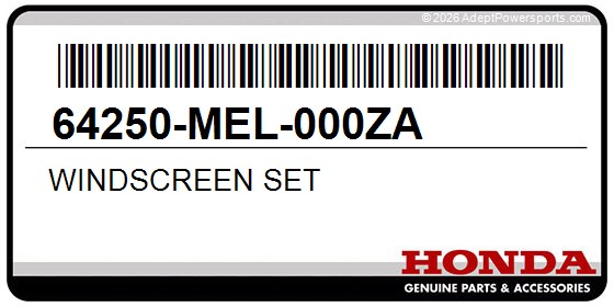 Honda 64250-MEL-000ZA Windscreen Set