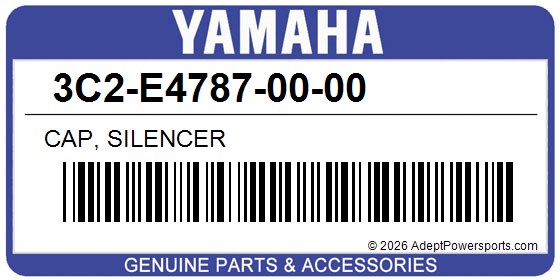 Yamaha 3C2-E4787-00-00 Cap, Silencer