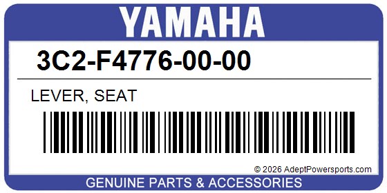 Yamaha 3C2-F4776-00-00 Lever, Seat