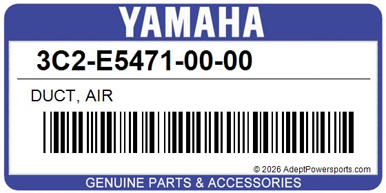 Yamaha 3C2-E5471-00-00 Duct, Air