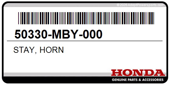 Honda 50330-MBY-000 Stay, Horn