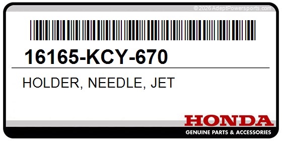 Honda 16165-KCY-670 Holder, Needle, Jet