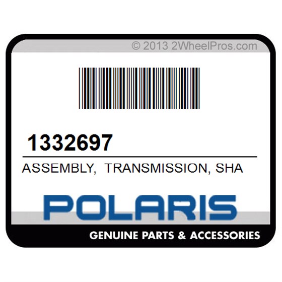 Polaris 1332697 Assembly, Transmission, Shaft, Park, 2X4