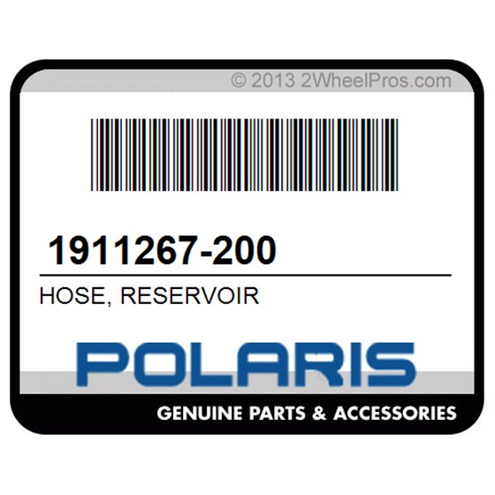 Polaris 1911267-200 Hose, Reservoir
