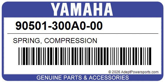 Yamaha 90501-300A0-00 Spring, Compression