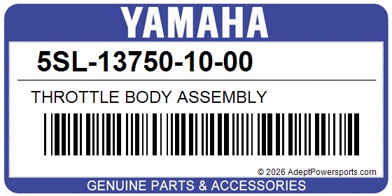 Yamaha 5SL-13750-10-00 Throttle Body Assembly