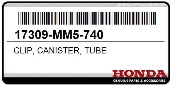 Honda 17309-MM5-740 Clip, Canister, Tube