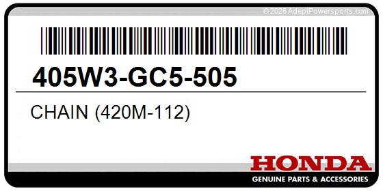 Honda 405W3-GC5-505 Chain (420M-112)