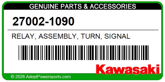 Kawasaki 27002-1090 Relay, Assembly, Turn, Signal