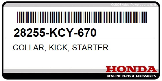 Honda 28255-KCY-670 Collar, Kick, Starter