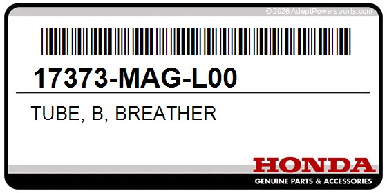 Honda 17373-MAG-L00 Tube, B, Breather