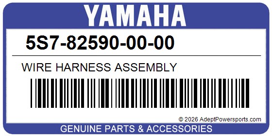 Yamaha 5S7-82590-00-00 Wire Harness Assembly