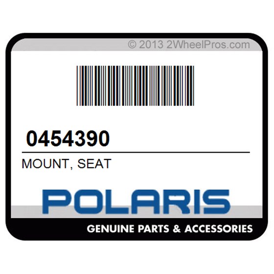 Polaris 0454390 Mount, Seat
