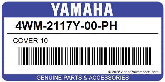 Yamaha 4WM-2117Y-00-PH Cover 10